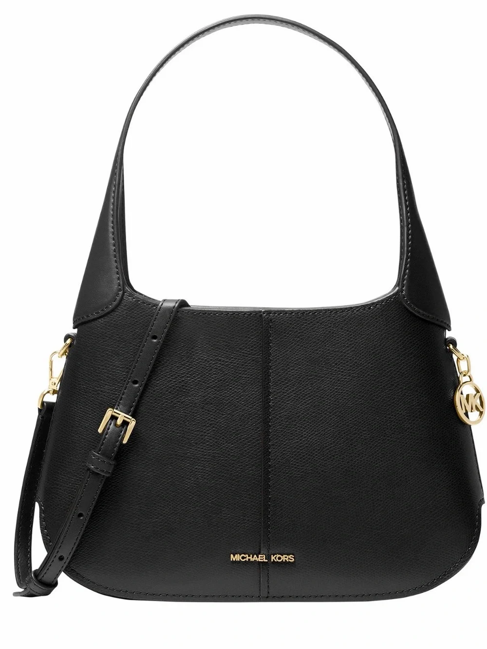 Alice Michael Kors Leather Shoulder Bag with Gold Hardware